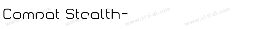 Comsat Stealth字体转换